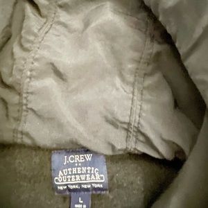 J.CREW BLACK JACKET FOR MEN - Size L- AUTHENTIC - Fleece and Nylon - excellent